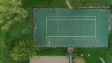 WS ZI AERIAL tenis kortu görüntüsü