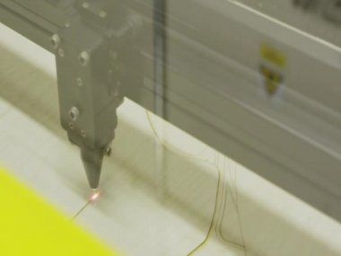 CNC, Nottingham, Nottinghamshire, İngiltere 'de çalışan CU yakın çekim.