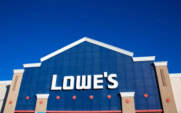 2018 Sunnyvale January 2021 Close Lowes Home Developing Store Explinary — 스톡 사진