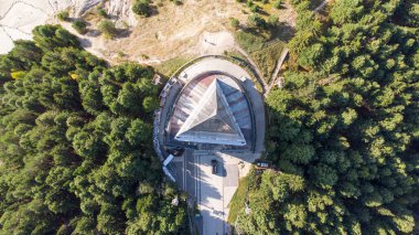 Şehir caddelerinin yukarıdan görünüşü