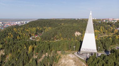 Şehir caddelerinin yukarıdan görünüşü