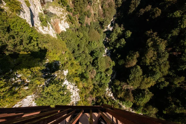 Aussichtsplattform Auf Dem Canyon — Stockfoto