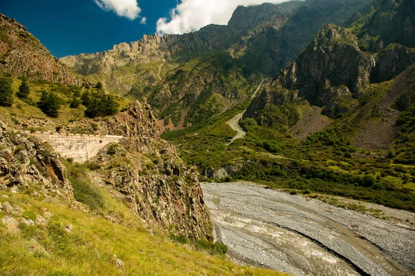 Vista Del Cañón Del Río Las Montañas — Foto de Stock