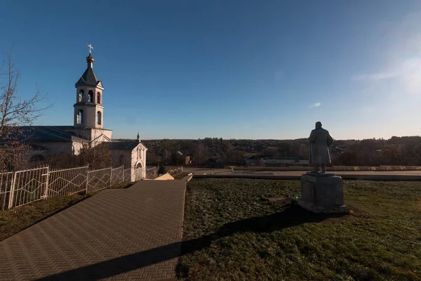 Igreja Fundo Sol — Fotografia de Stock