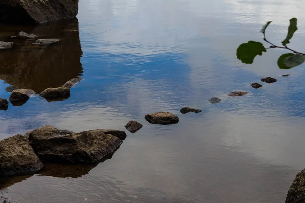 Pedras Grandes Rio — Fotografia de Stock