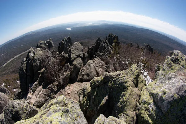 Vue Sur Les Montagnes Oural — Photo