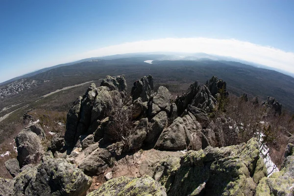 Vista Las Montañas Los Urales — Foto de Stock