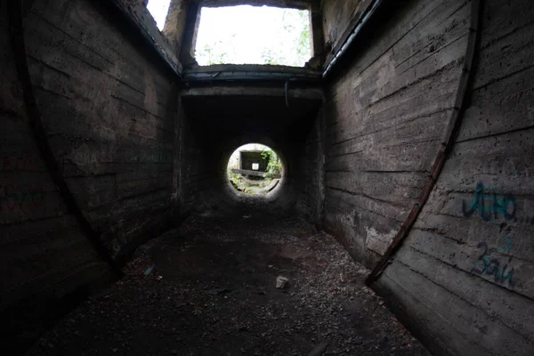 Övergivna Tunnlar Gruvan — Stockfoto