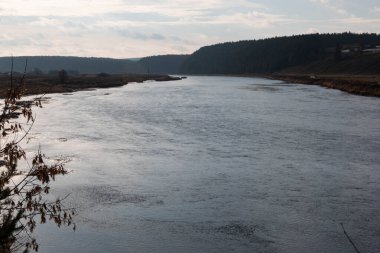 Ural nehri manzarası