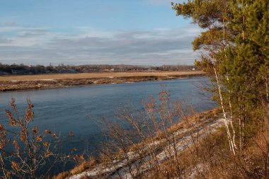Ural nehri manzarası