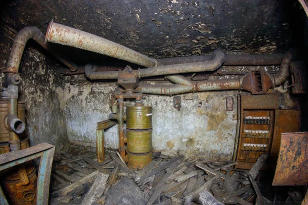 Chambres Bunker Vides Abandonnes — Stock Photo, Image