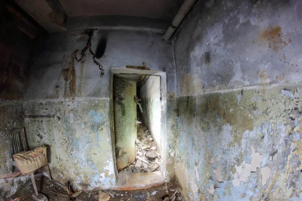 Chambres Bunker Vides Abandonnes — Stockfoto