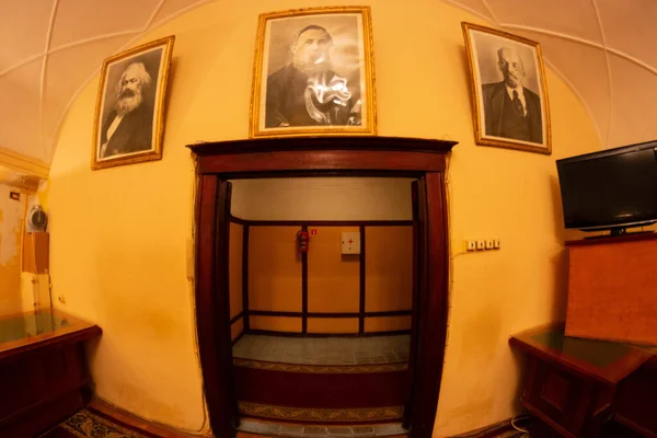 Γραφείο Του Στάλιν Στο Καταφύγιο Της Σαμάρα — Φωτογραφία Αρχείου