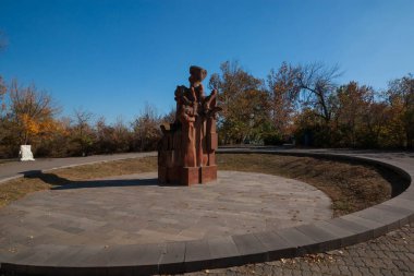 Gündüzleri Yerevan şehrinin manzarası