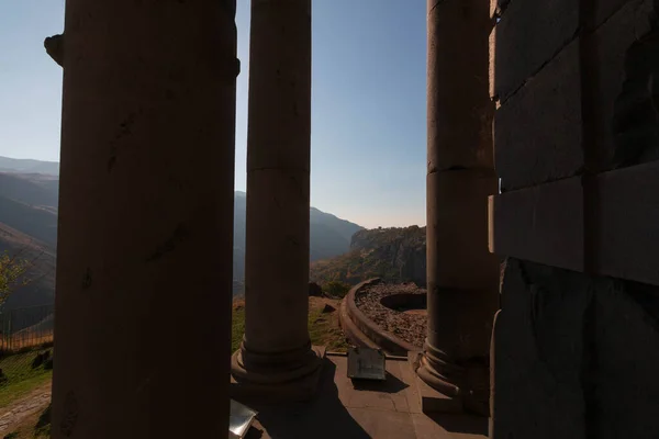 temple with columns in Armenia