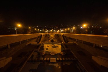 Yerevan şehrinin manzarası