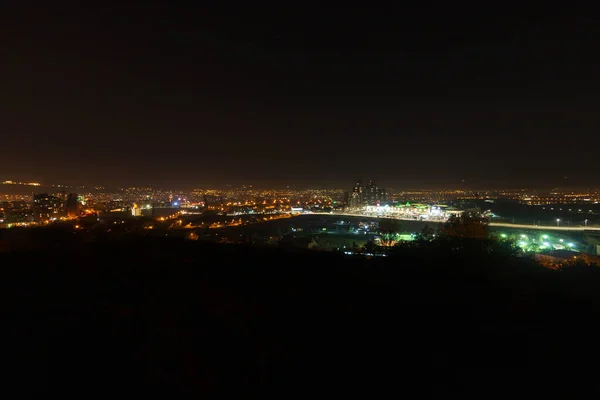 Vue Sur Ville Nuit Erevan — Photo