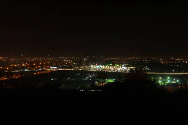 Vue Sur Ville Nuit Erevan — Photo