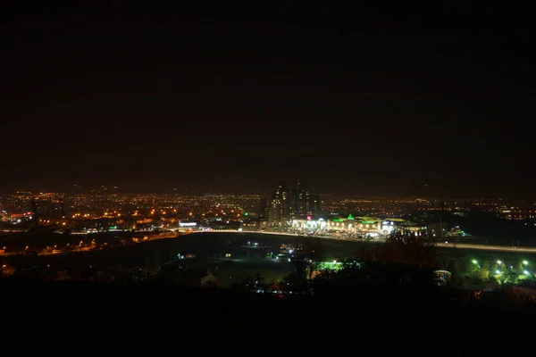 View Night City Yerevan — Stock Photo, Image