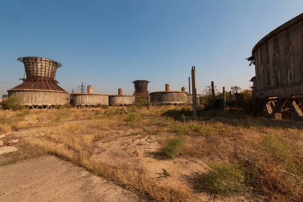 Territorio Una Central Eléctrica Abandonada Ereván —  Fotos de Stock