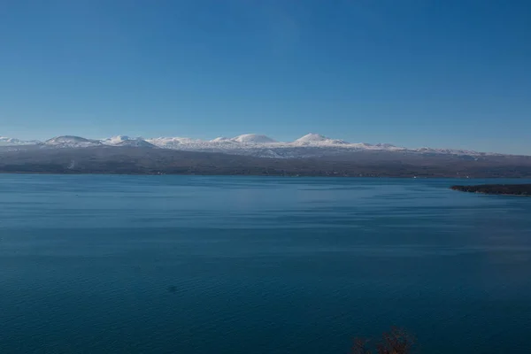 塞万湖 山景秀丽 — 图库照片