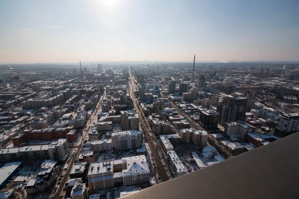 上からイェカテリンブルク市の眺め — ストック写真