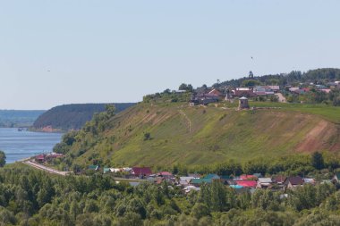 Elabuga şehrinin manzarası