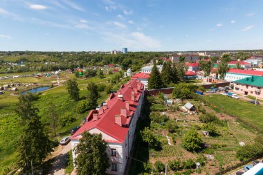 Elabuga şehrinin manzarası