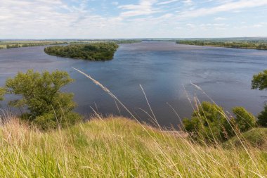 Yelabuga 'daki Kama Nehri manzarası
