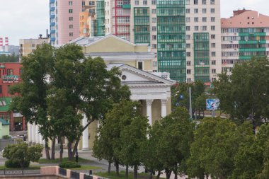 Chelyabinsk şehrinin manzarası