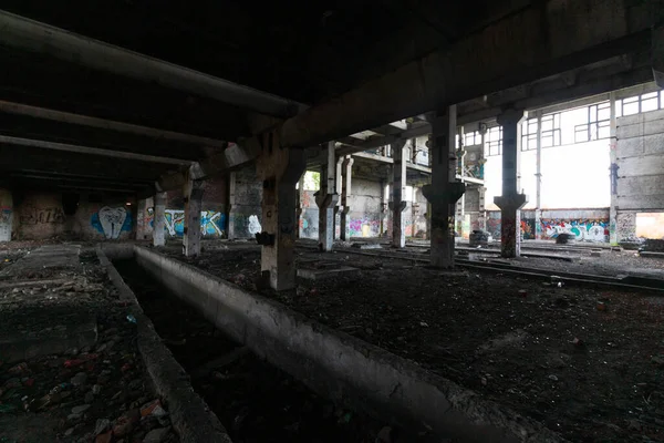 Egy Elhagyatott Épület Maradványai — Stock Fotó
