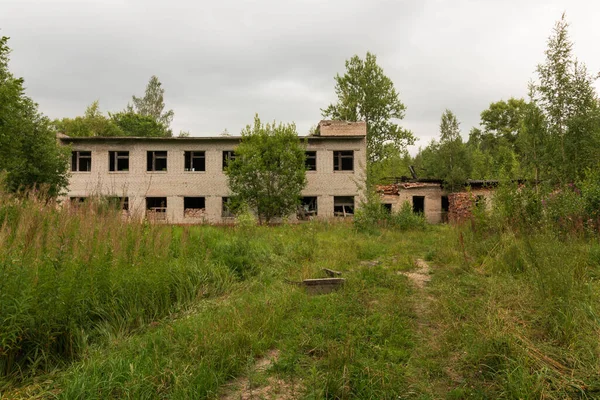 Los Restos Edificio Abandonado — Foto de Stock