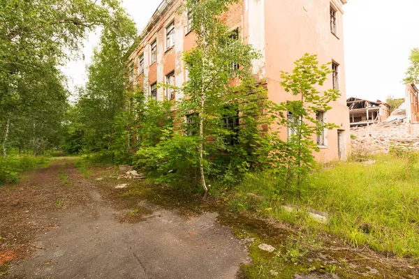Remains Abandoned Building — Stock Photo, Image
