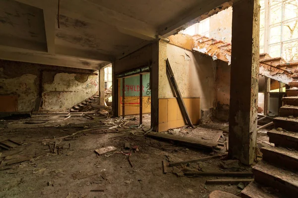 Los Restos Edificio Abandonado — Foto de Stock