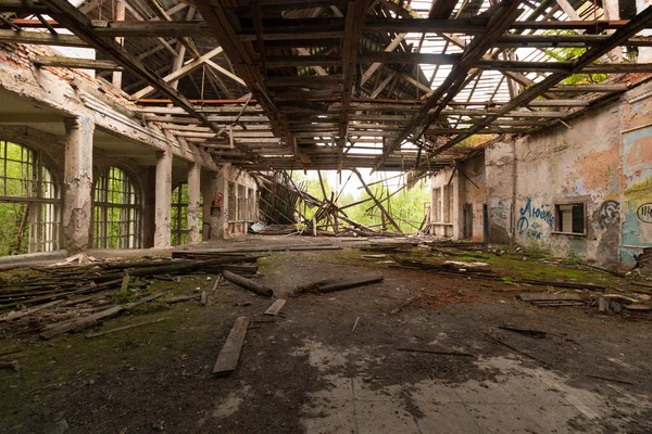 Restos Edifício Abandonado — Fotografia de Stock