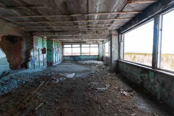 Room Empty Abandoned Building — Stock Photo, Image