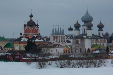 view of the monastery in Russia