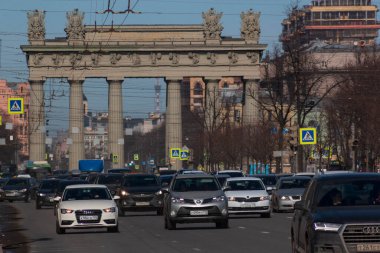 city gate in St. Petersburg