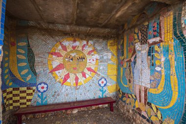 SSCB 'nin eski otobüs durağı