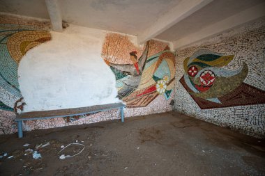 SSCB 'nin eski otobüs durağı