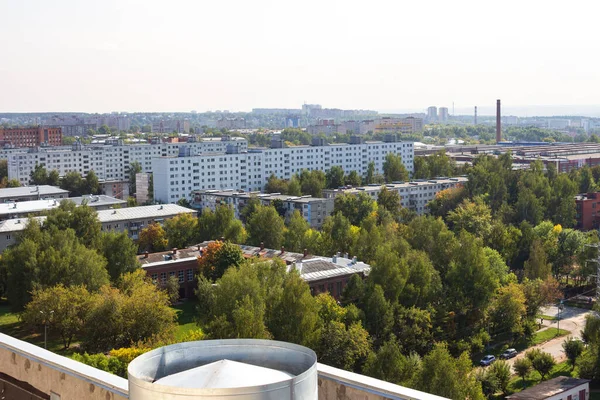 Letecký Pohled Ulice Iževsku — Stock fotografie