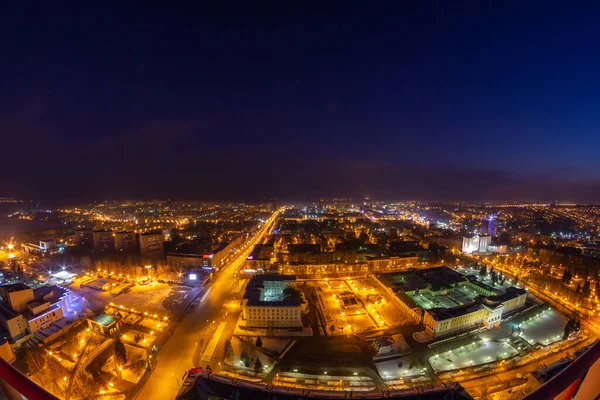 Night Streets City Izhevsk — Stock Photo, Image