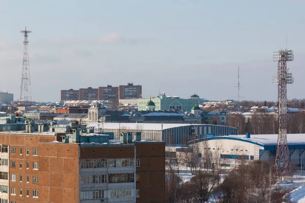 Nuevos Edificios Ciudad Izhevsk — Foto de Stock