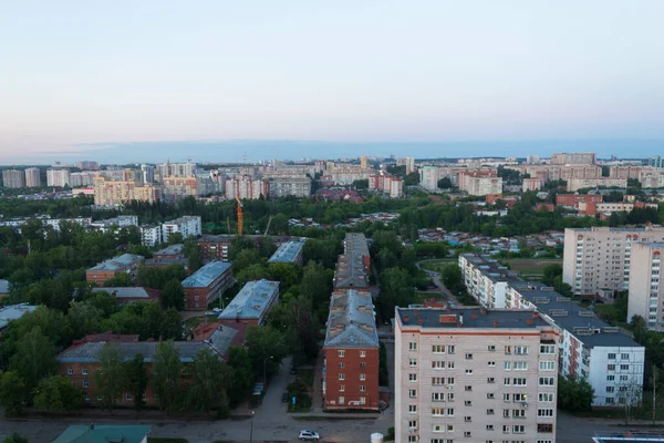 Ruas Cidade Rússia Amanhecer — Fotografia de Stock