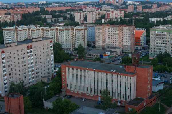 Városi Utcák Oroszországban Hajnalban — Stock Fotó