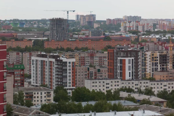 Novas Casas Cidade Izhevsk — Fotografia de Stock