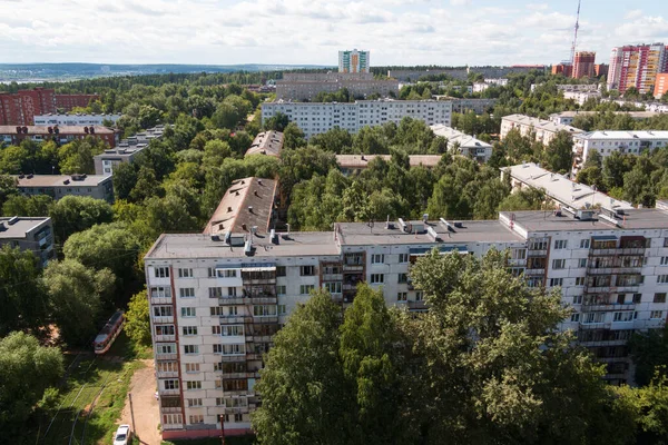 Дахи Багатоповерхових Будівель — стокове фото