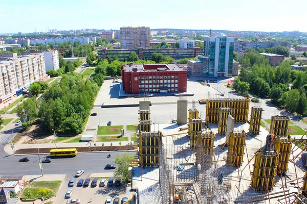 Будівництво Багатоповерхового Будинку — стокове фото