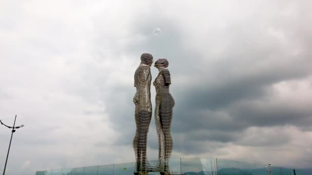 Скульптура Али Нино — стоковое видео