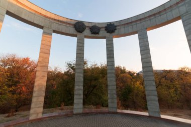 Elista Kalmykia şehrindeki zafer parkı